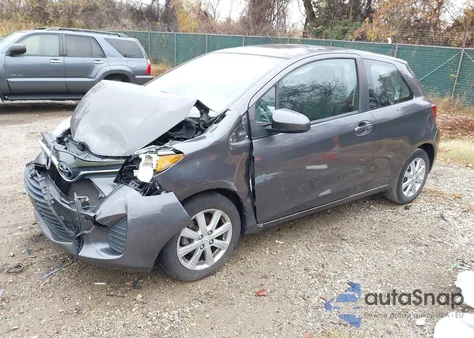 2016 Toyota Yaris Le z USA, uszkodzony, nr VIN VNKJTUD33GA057716